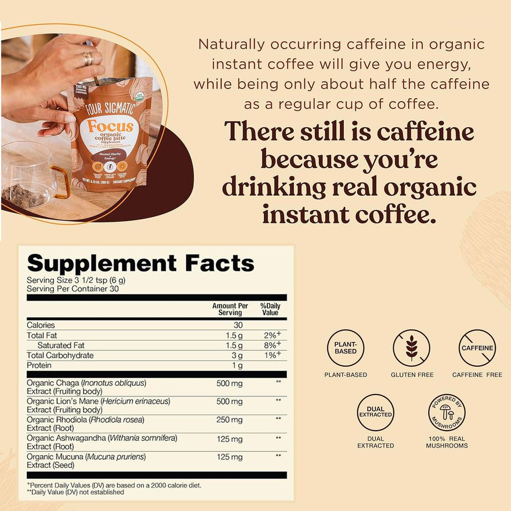 Mushroom Coffee Starter Kit - Low Caffeine