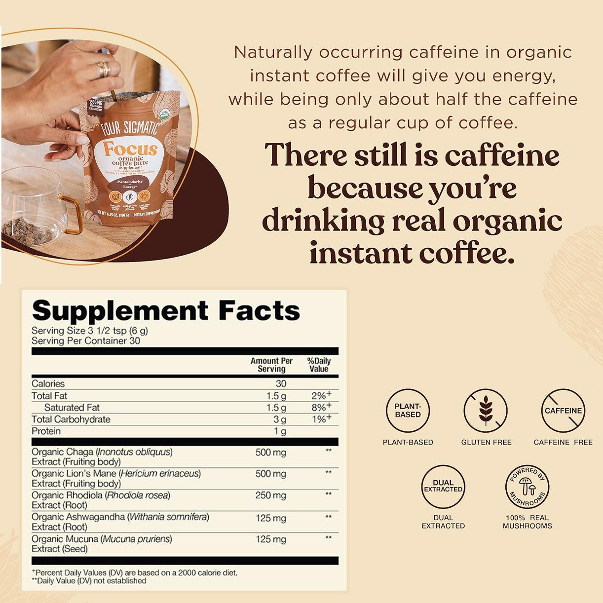 Mushroom Coffee Starter Kit - Low Caffeine