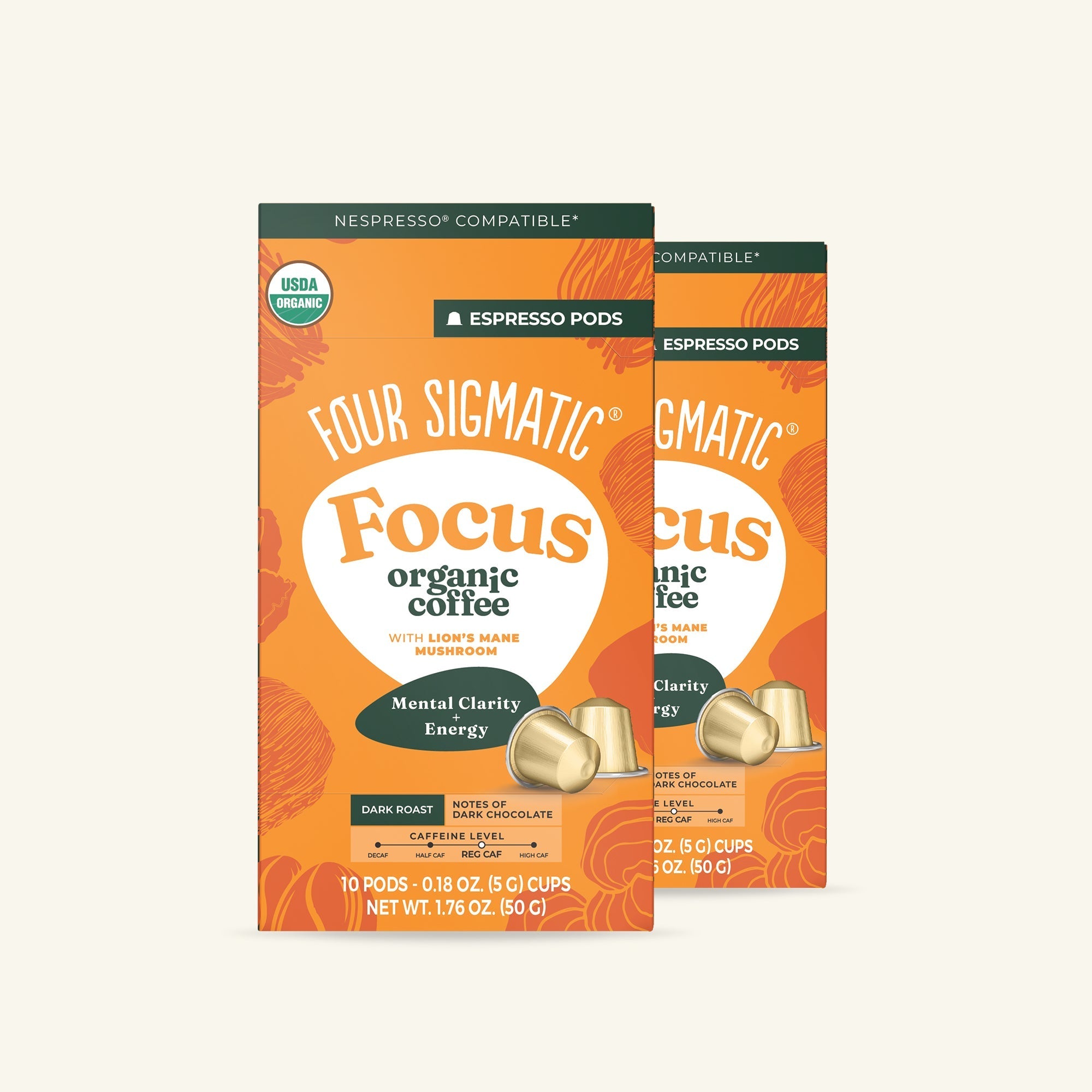 Focus Dark Roast Espresso Pods (10ct) - Smooth Morning
