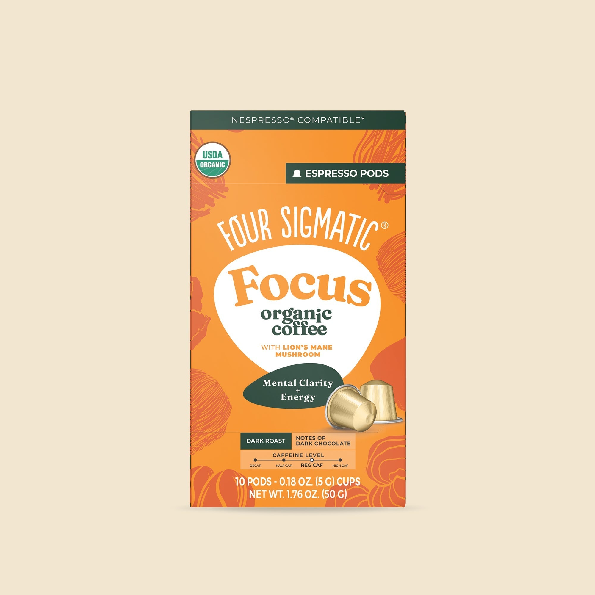 Focus Dark Roast Espresso Pods (10ct) - Smooth Morning