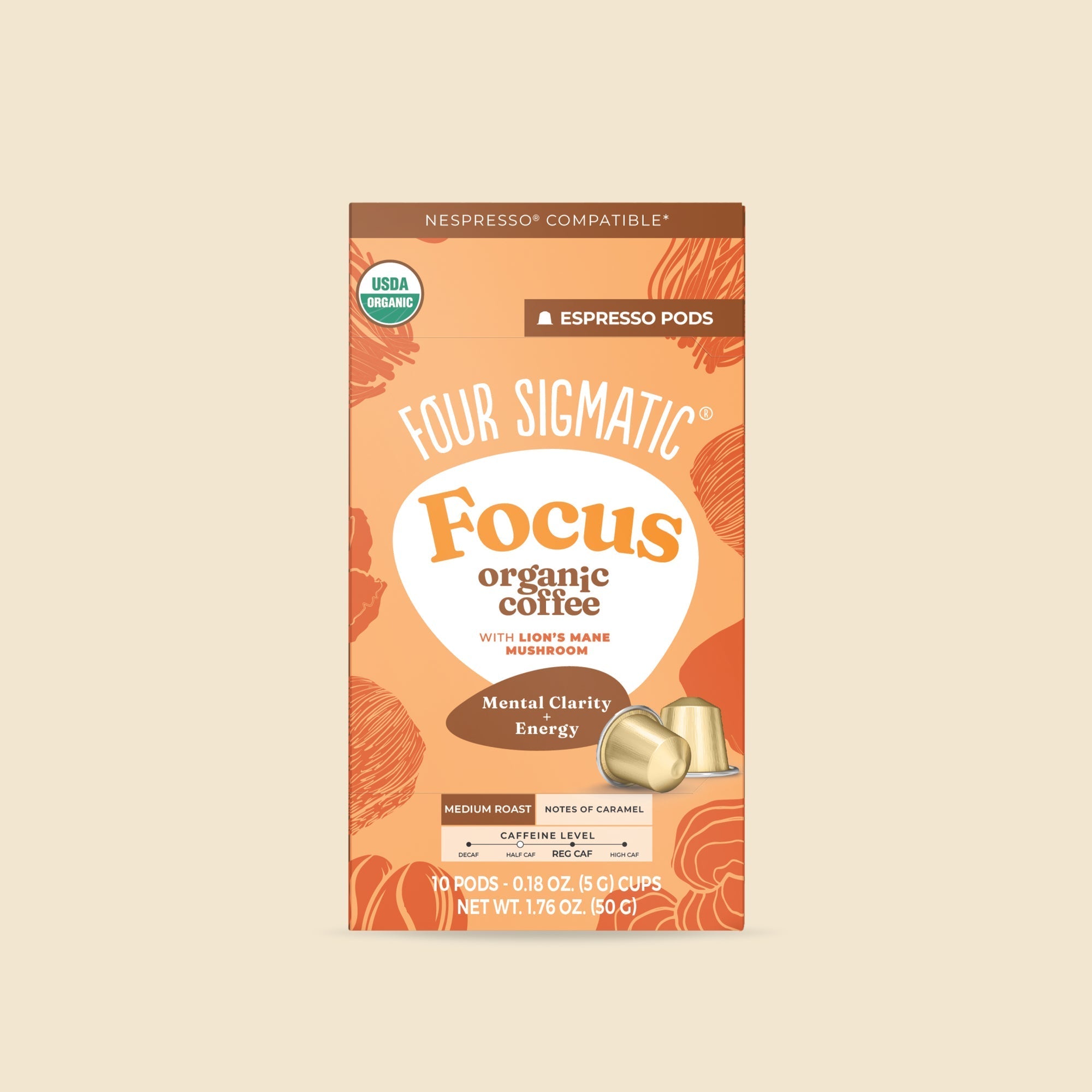 Focus Medium Roast Espresso Pods (10ct) - Daily Wellness