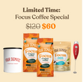 Focus Ground Coffee Special: Get $120 value for only $60 - For Everyday Wellness