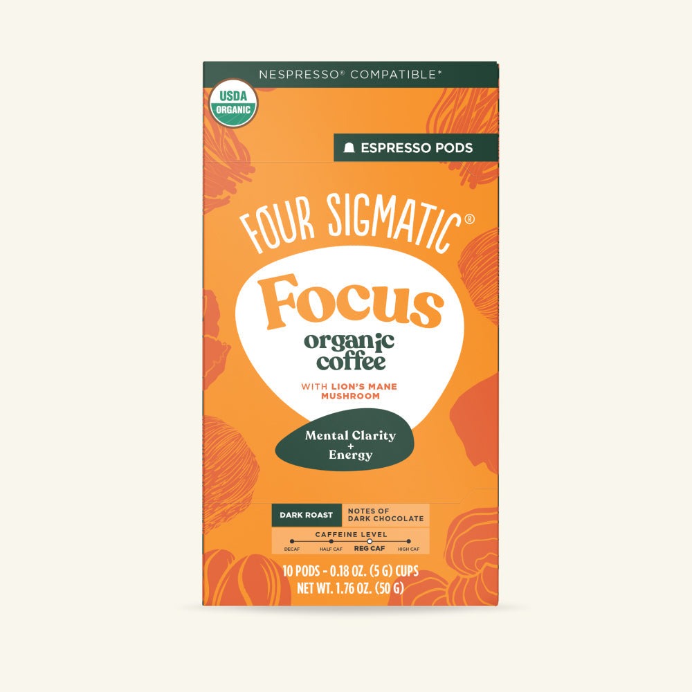 Focus Dark Roast Espresso Pods (Free - Just Pay Shipping) - Organic Coffee