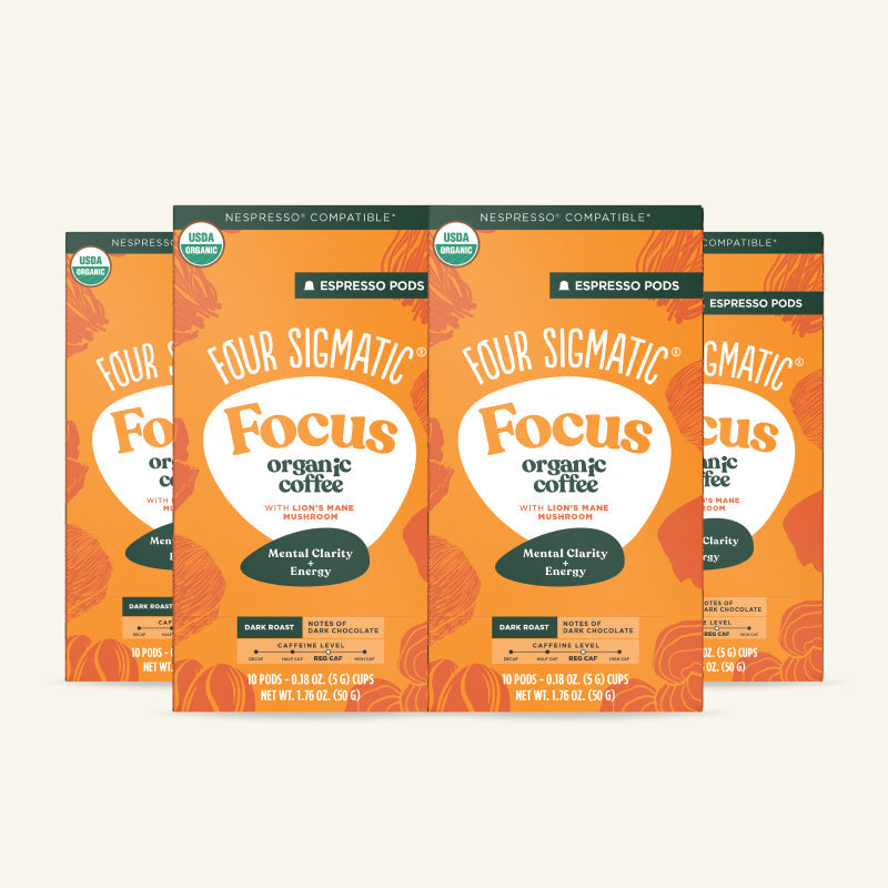 Focus Dark Roast Espresso Pods (Free - Just Pay Shipping) - Organic Coffee