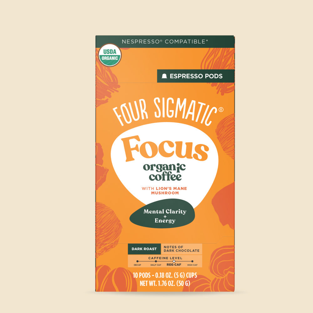Focus Dark Roast Espresso Pods (Free - Just Pay Shipping) - Organic Coffee