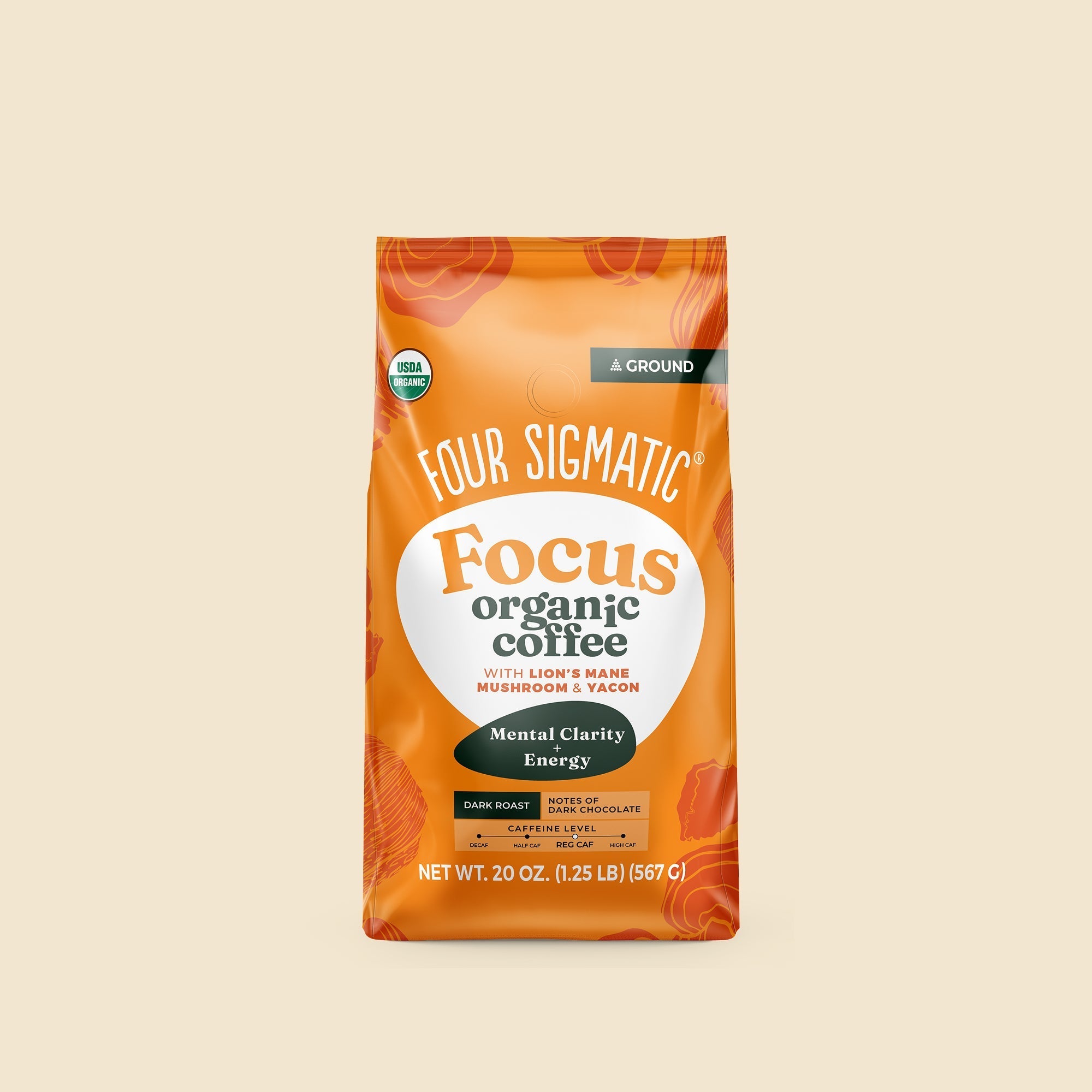 Focus Ground Coffee - Dark (20oz) - Rich Flavor