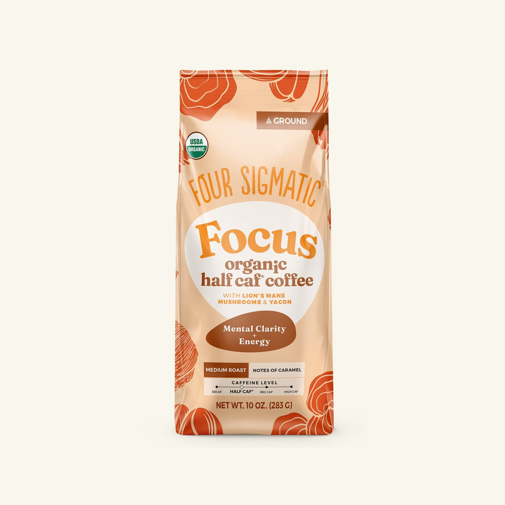 Focus Half Caf Ground Coffee - Medium - Daily Energy
