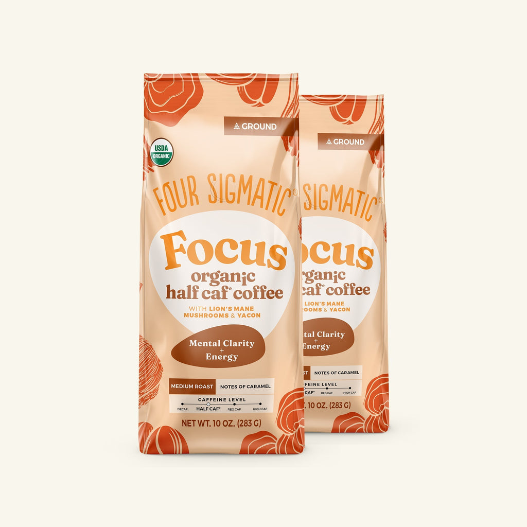 Focus Half Caf Ground Coffee - Medium - Daily Energy