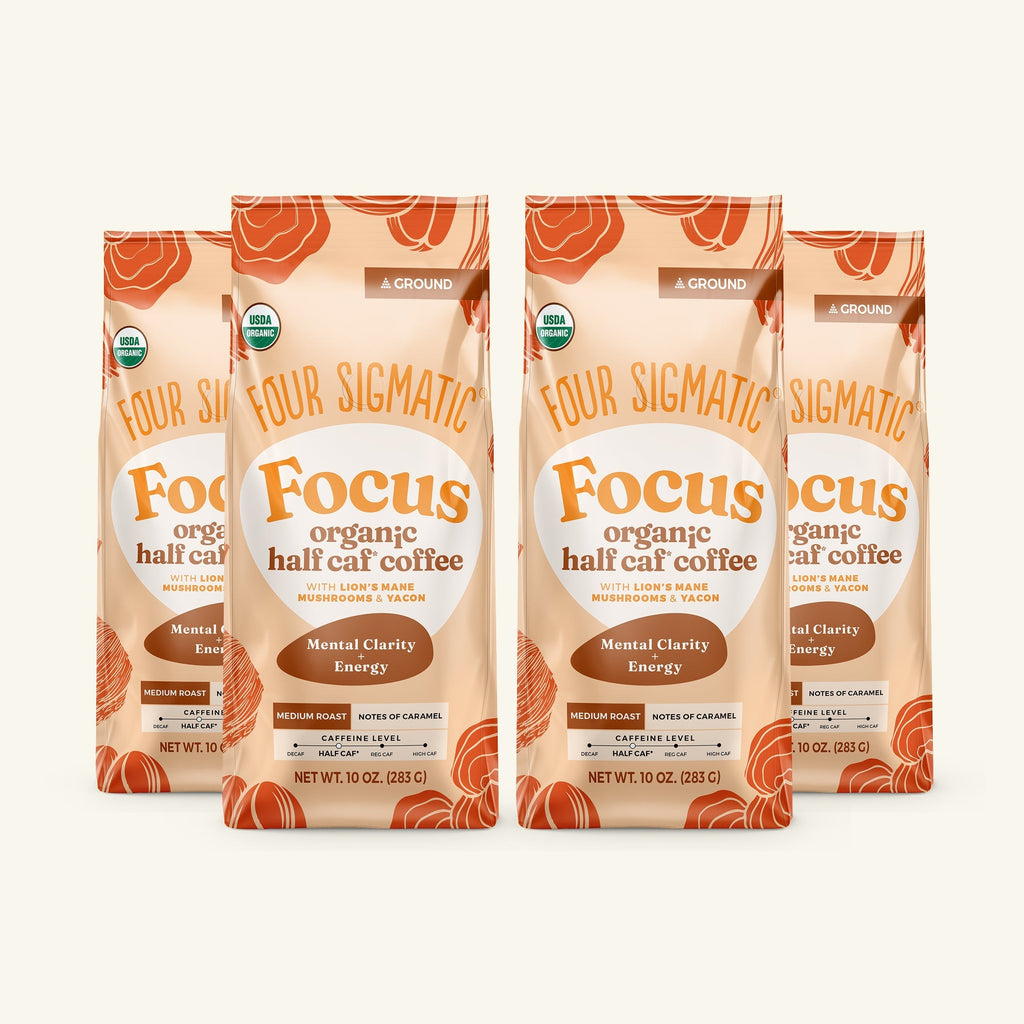 Focus Half Caf Ground Coffee - Medium - Daily Energy