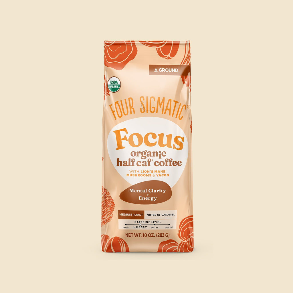 Focus Half Caf Ground Coffee - Medium - Daily Energy
