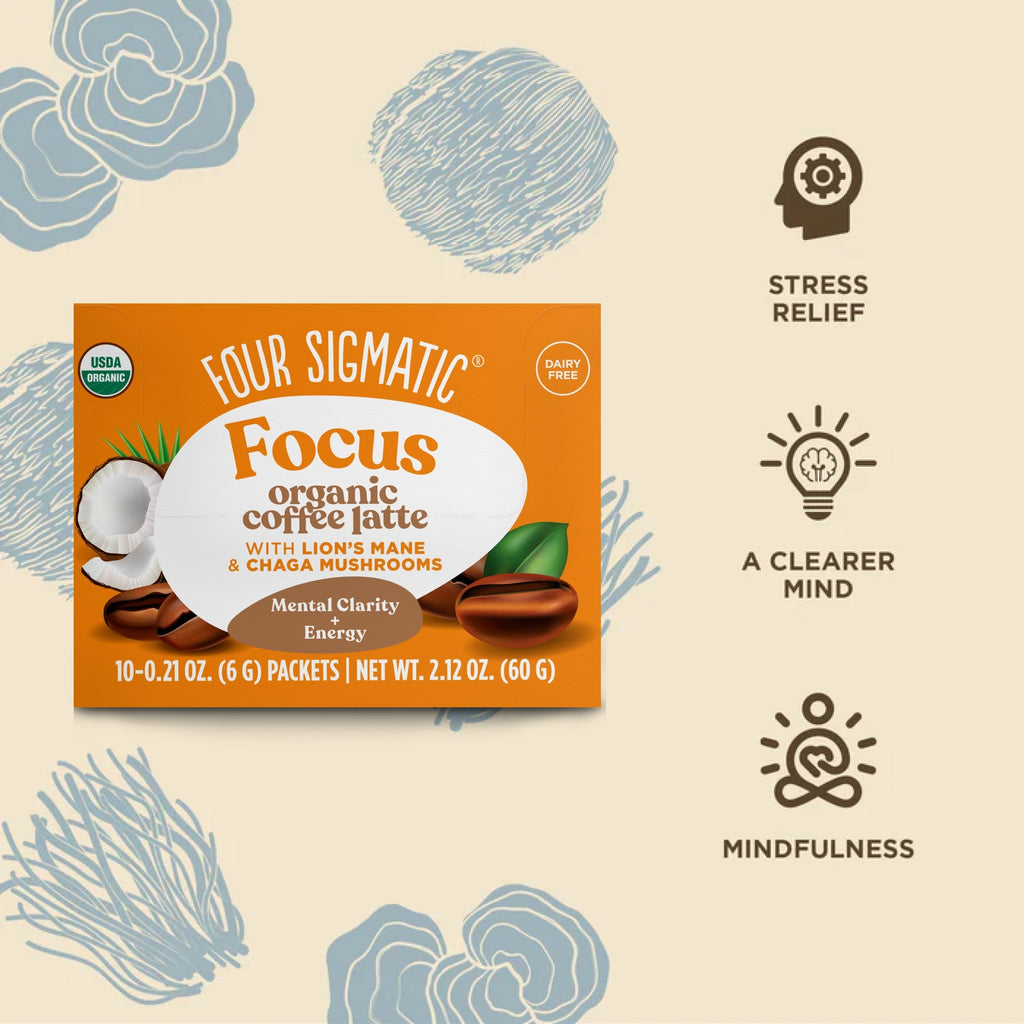 Focus Instant Coffee Latte, Packets - Everyday Coffee