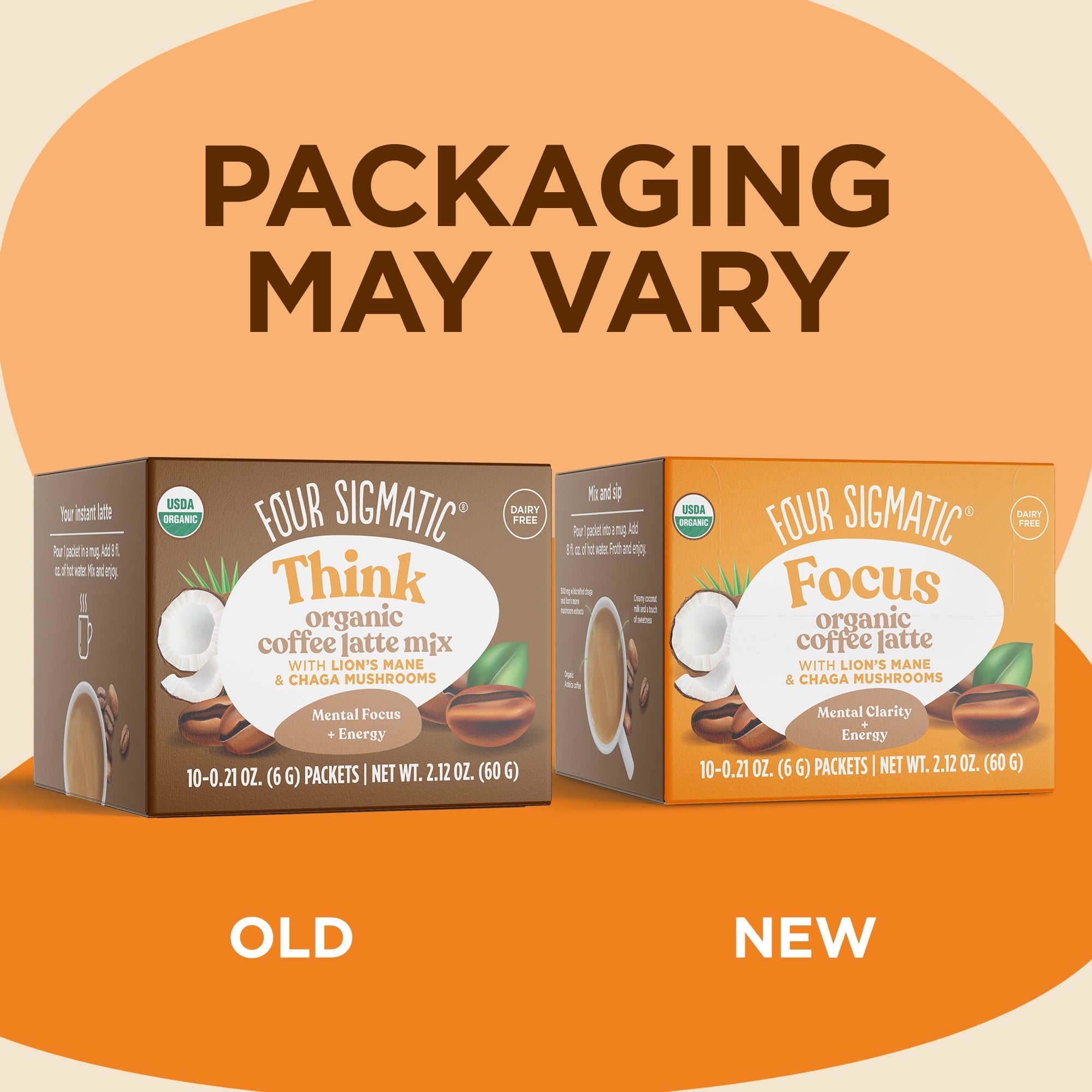 Focus Instant Coffee Latte, Packets - Everyday Coffee