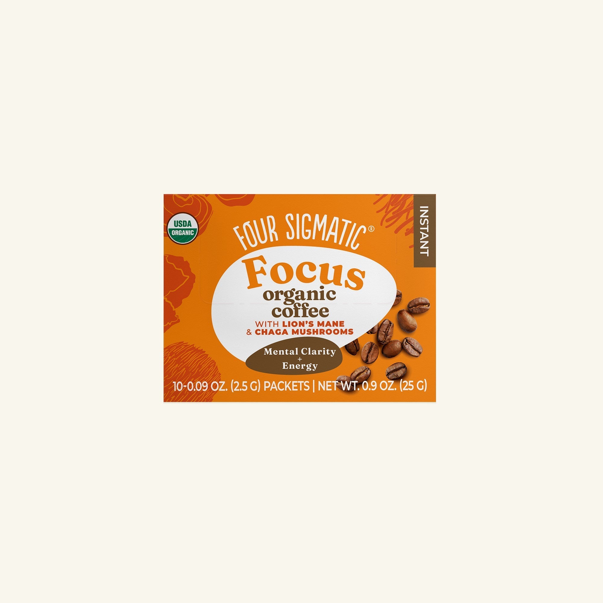Focus Instant Coffee, Packets - Wellness Coffee