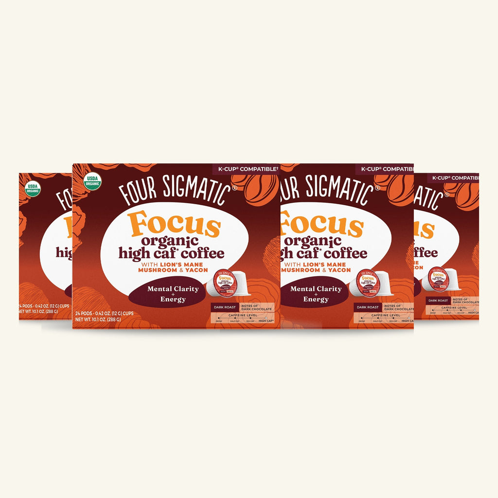 Focus High Caf Coffee Pods (24ct) - For Daily Energy