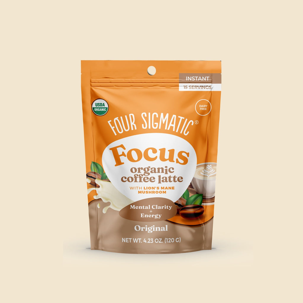 Focus Organic Coffee Latte - Original - Energy Support