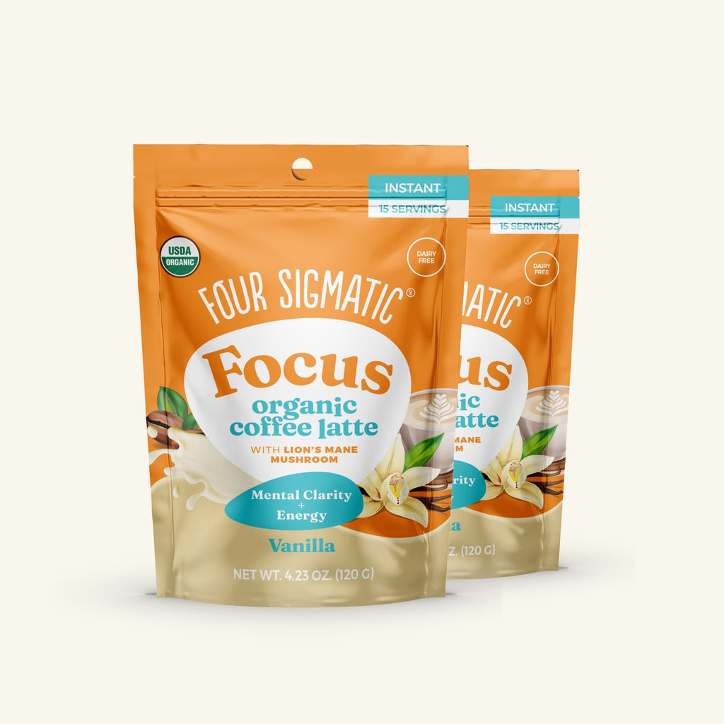 Focus Organic Coffee Latte - Vanilla - Daily Brew