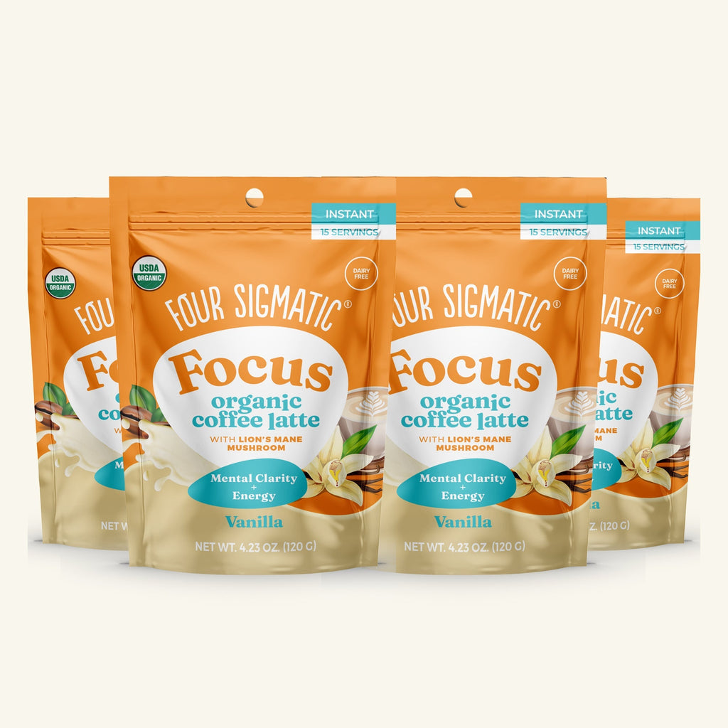 Focus Organic Coffee Latte - Vanilla - Daily Brew