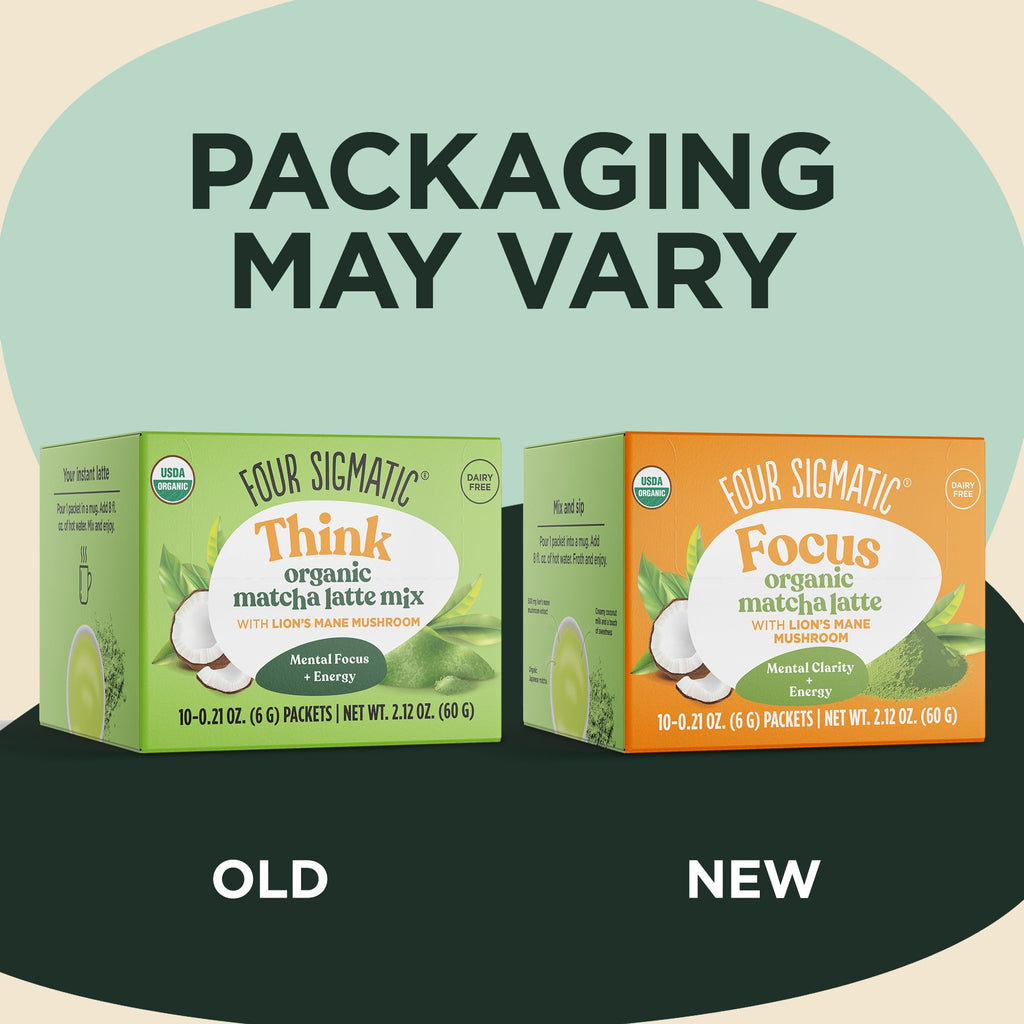 Focus Matcha Latte, Packets - Mushroom Coffee