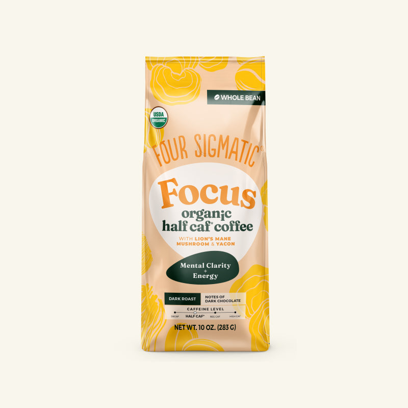 Focus Half Caf Whole Bean Coffee - Morning Focus