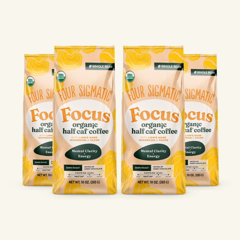 Focus Half Caf Whole Bean Coffee - Morning Focus