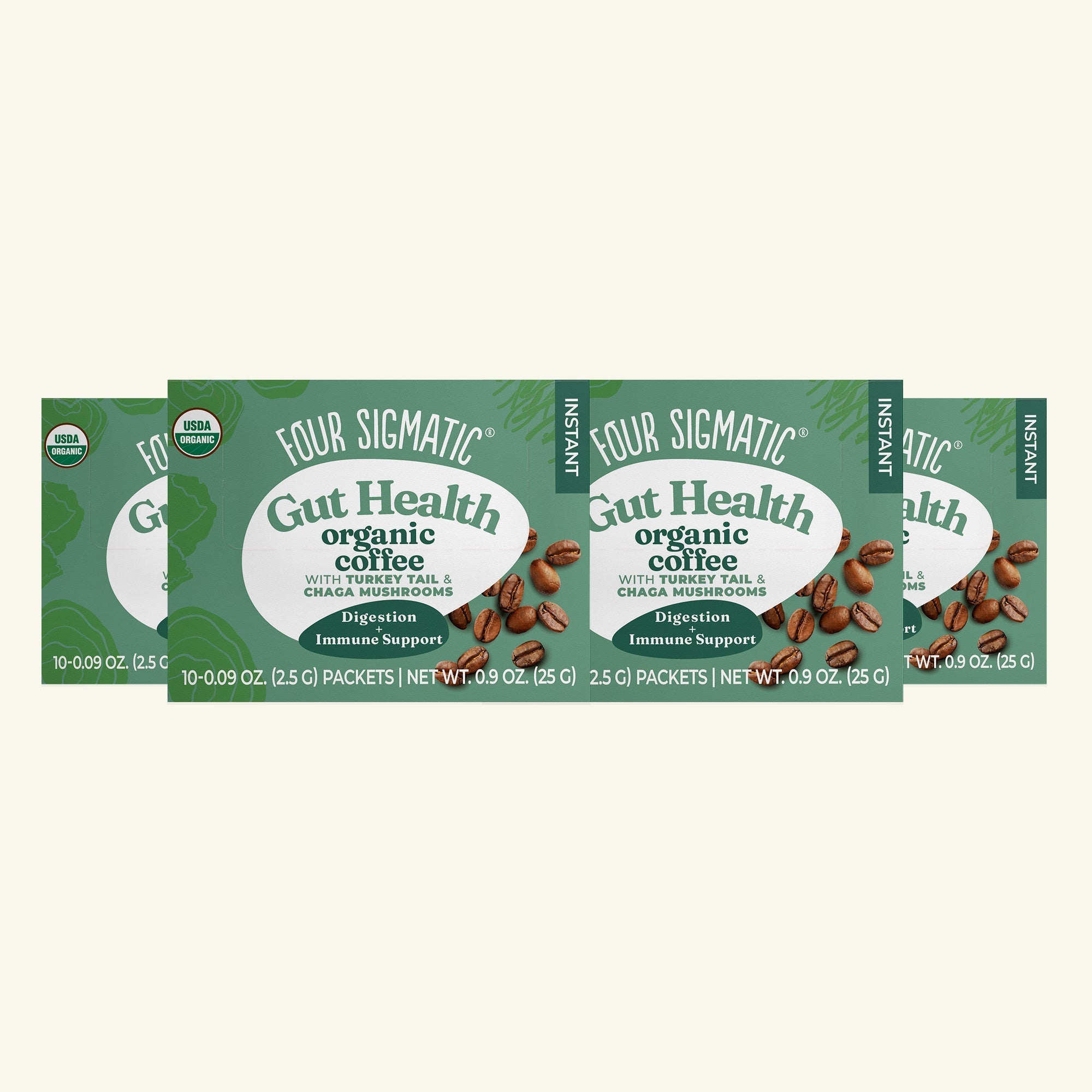 Gut Health Instant Coffee, Packets - Energy Support