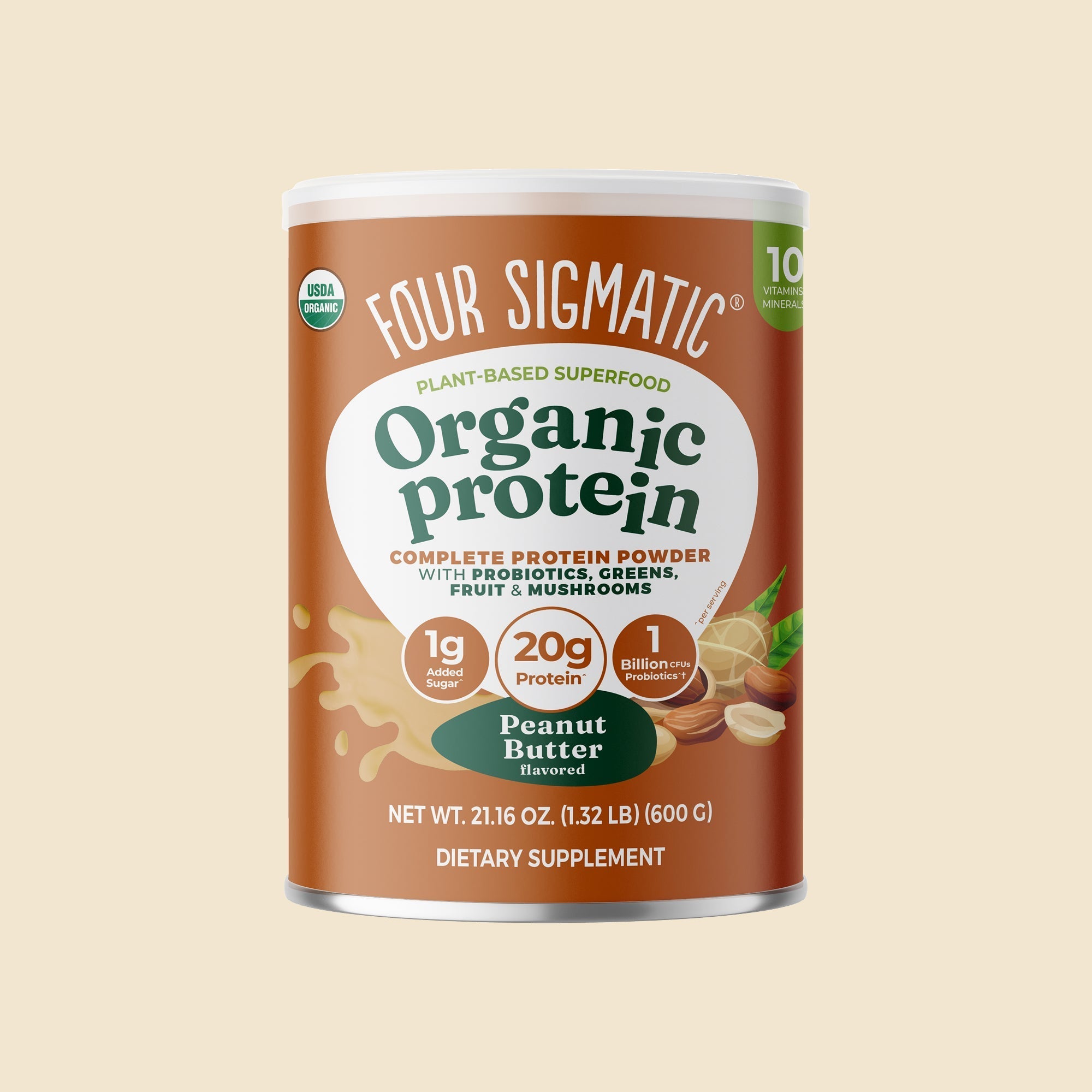 Plant-Based Protein – Peanut Butter - For Everyday Wellness