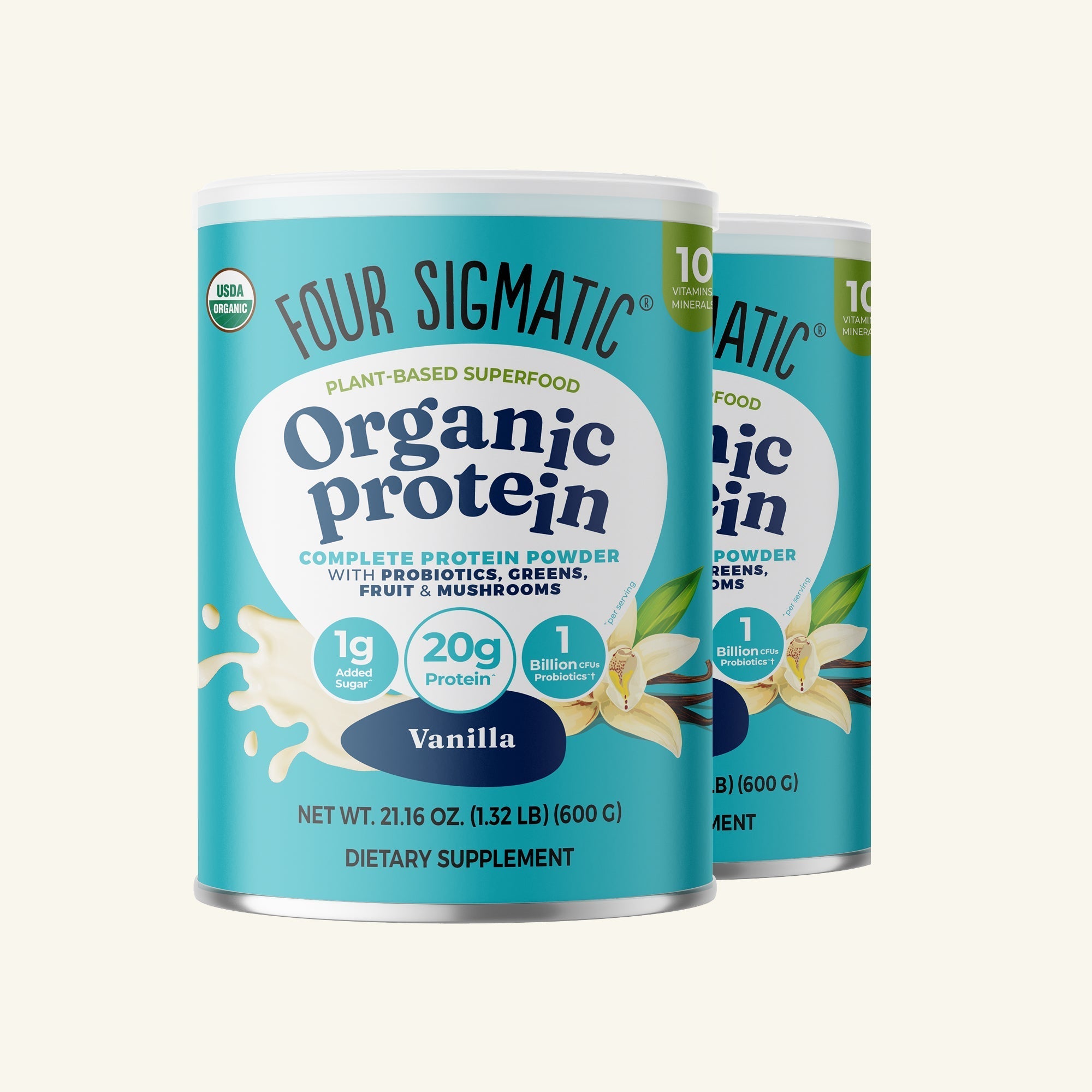 Plant-Based Protein – Vanilla - Morning Focus