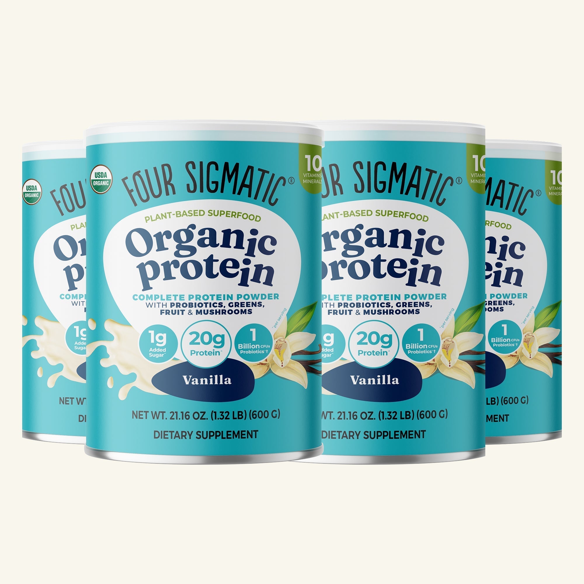 Plant-Based Protein – Vanilla - Morning Focus