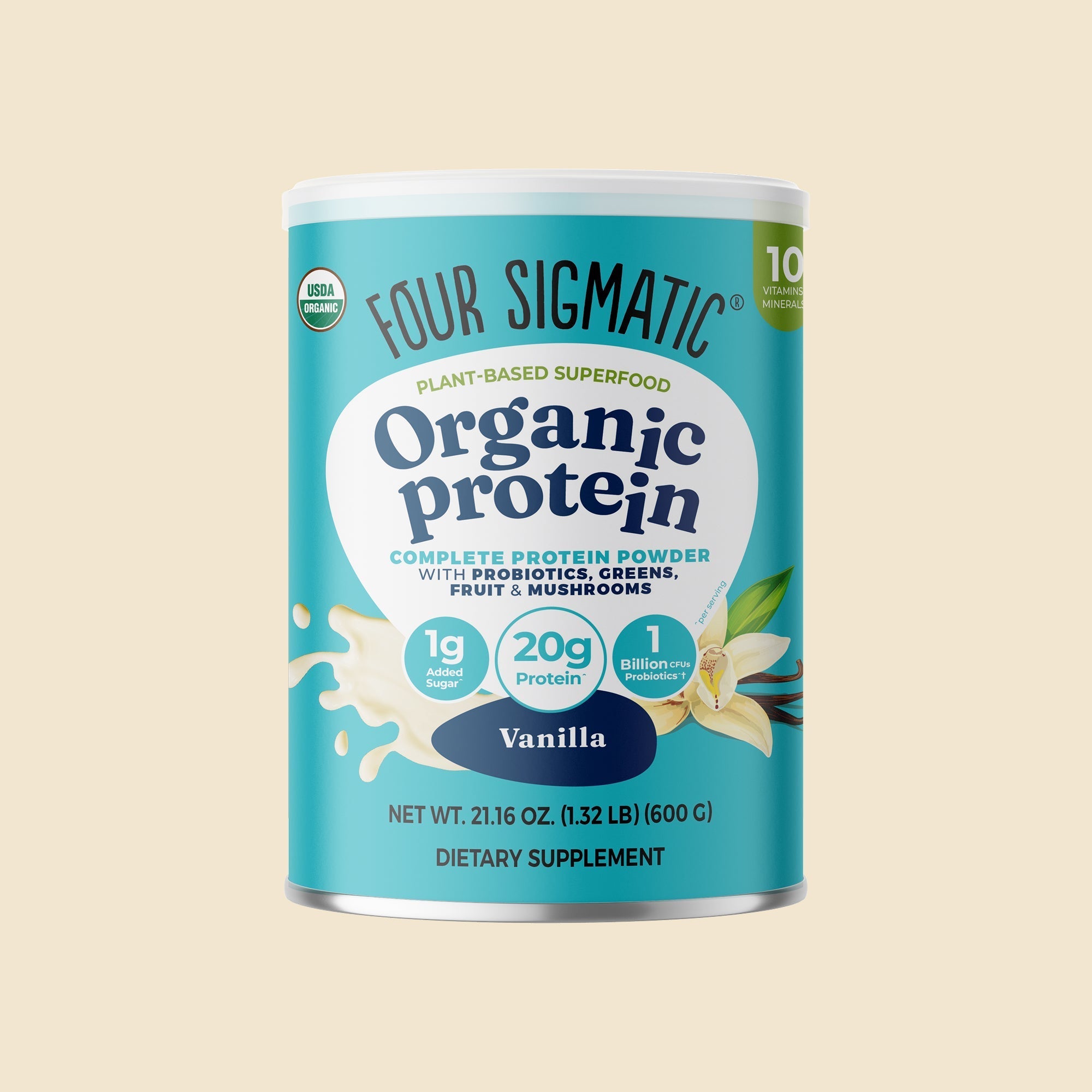 Plant-Based Protein – Vanilla - Morning Focus