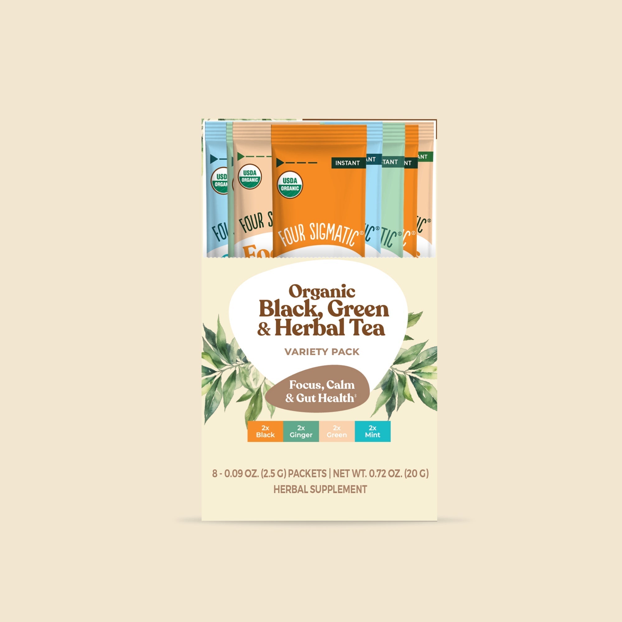 Tea Variety Pack - 8 Packets - Morning Coffee